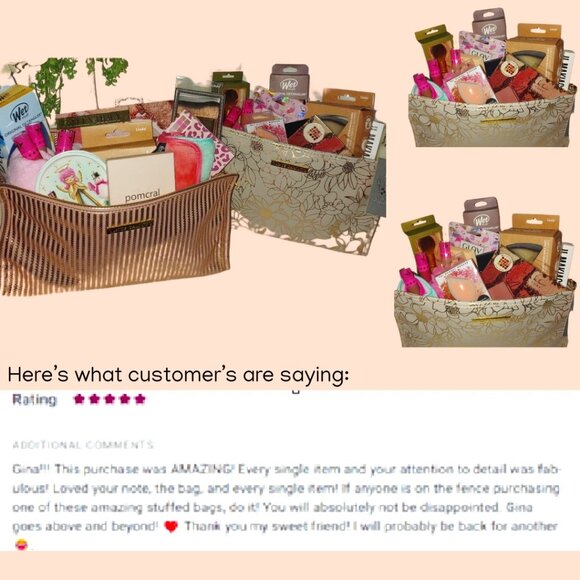 DESIGNER BEAUTY BAG STUFFED!!!👀💄🪞(product value $200+)